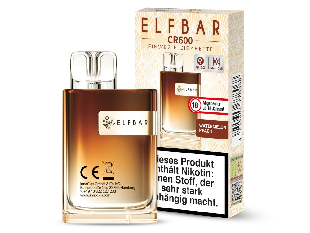 Elfbar - CR600 Einweg E-Zigarette - Alps Ice