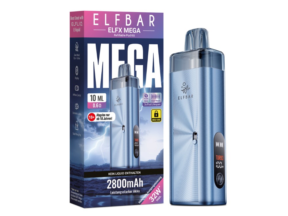 Elfbar - Elfx Mega E-Zigaretten Set