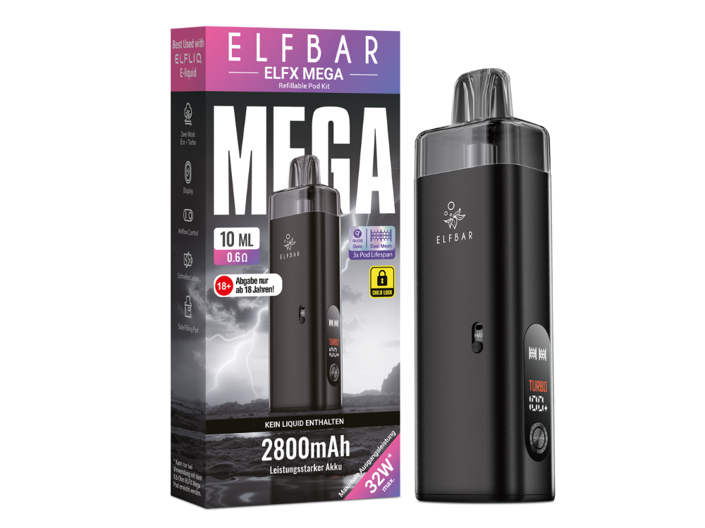 Elfbar - Elfx Mega E-Zigaretten Set