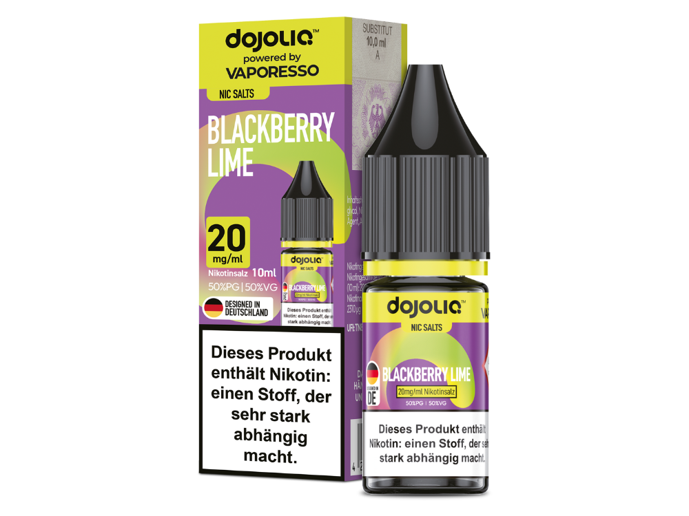 Dojoliq - Nikotinsalz Liquid  - Blackberry Lime