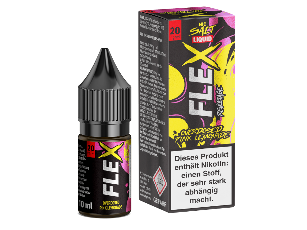 Revoltage - FLEX Nikotinsalz Liquid - Pink Lemonade