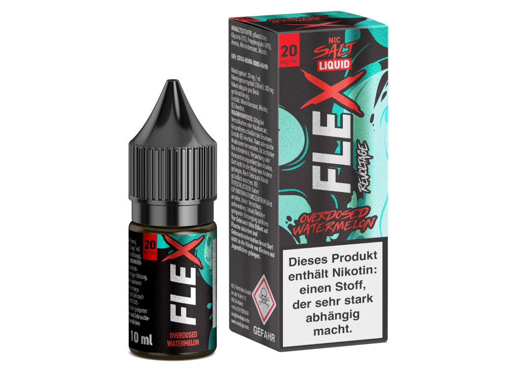 Revoltage - FLEX Nikotinsalz Liquid - Watermelon