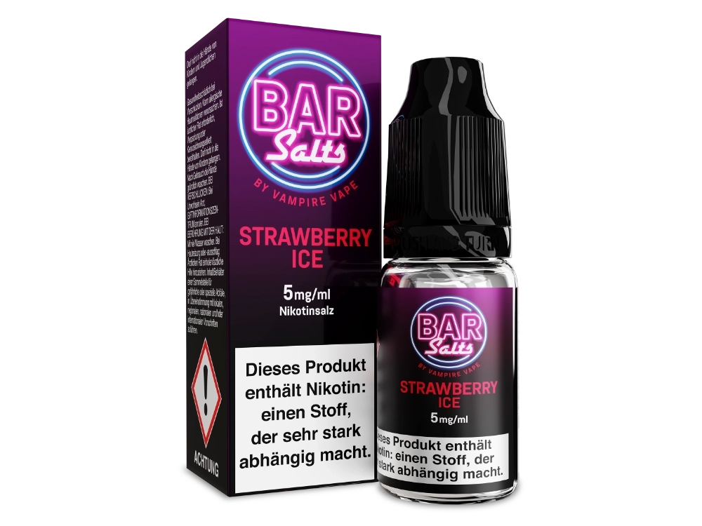 Vampire Vape - Bar Salts - Nikotinsalz Liquid - Strawberry Ice