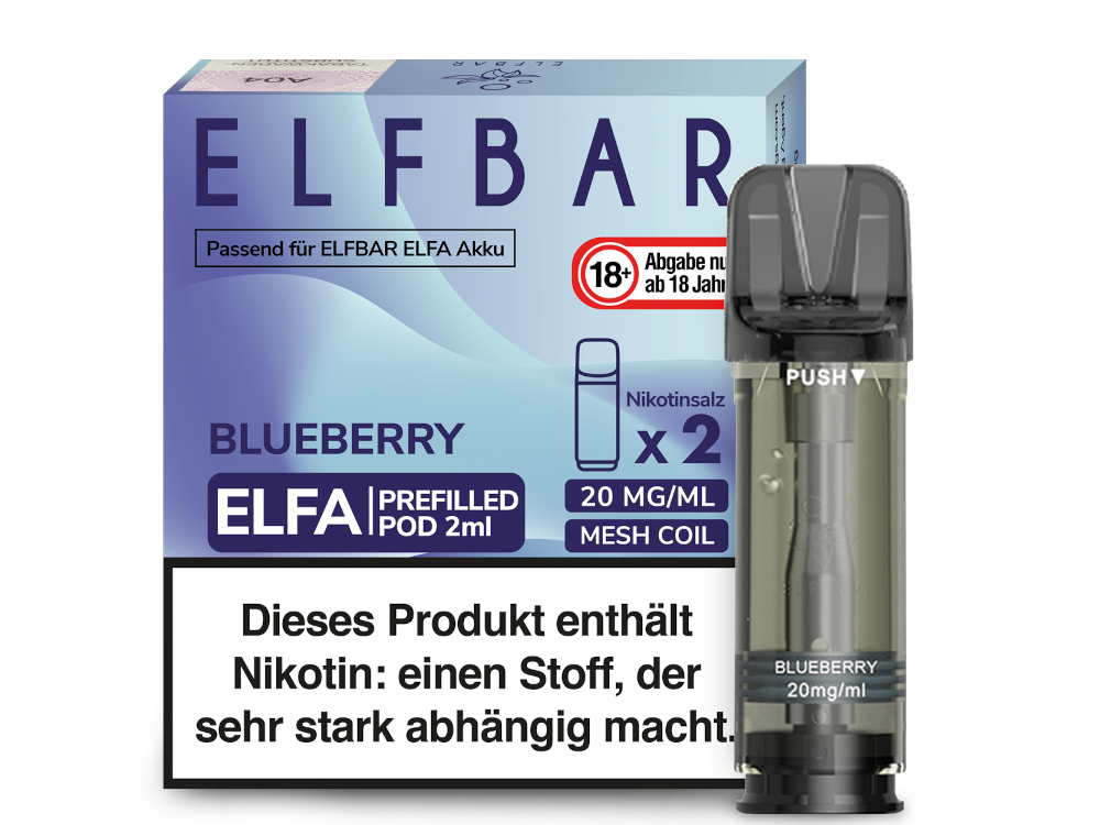 Elfbar Elfa Pod 20mg/ml (2 Stück) - Blue Razz Lemonade
