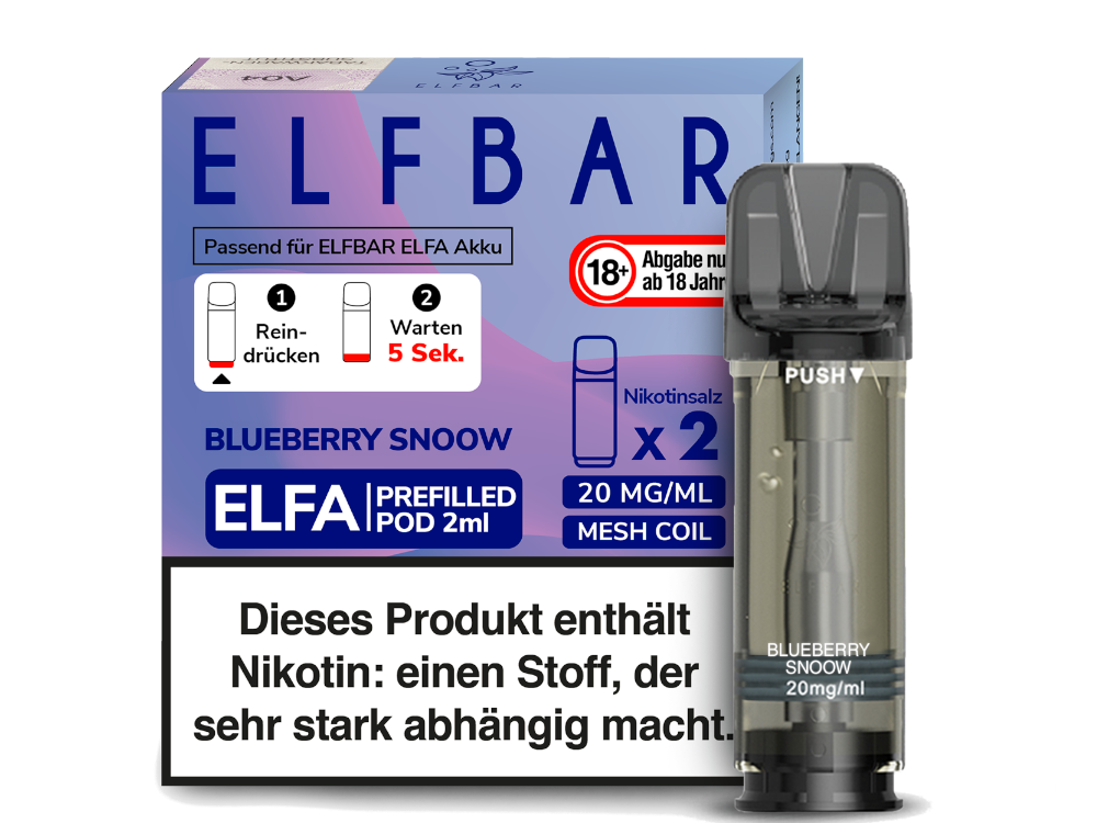 Elfbar Elfa Pod 20mg/ml (2 Stück) - Blue Razz Lemonade
