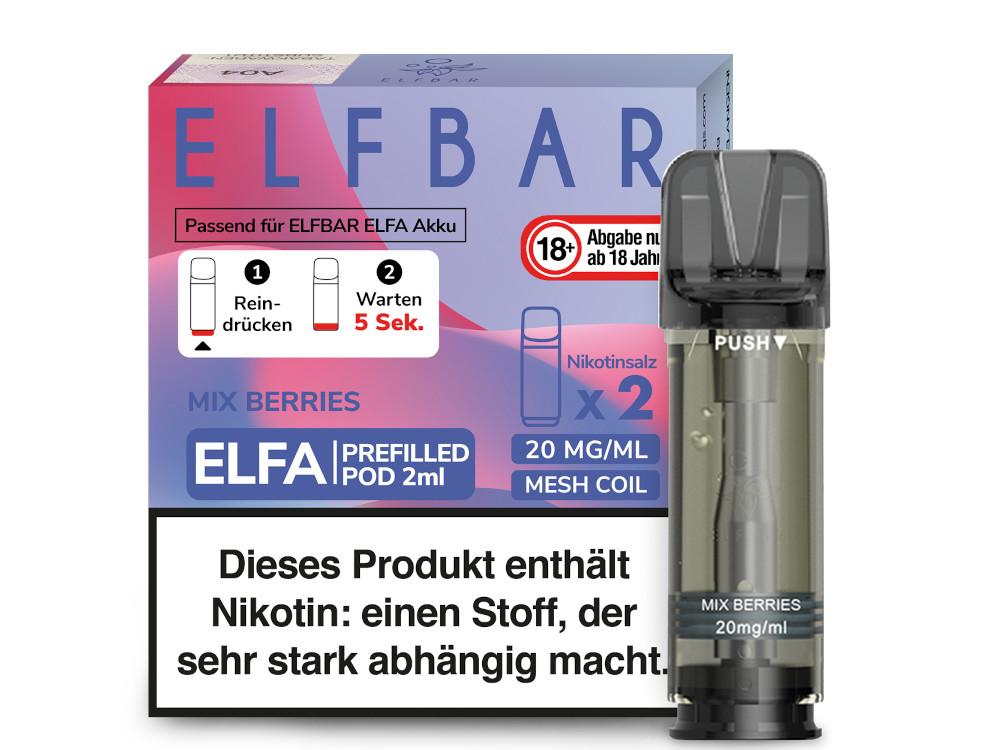 Elfbar Elfa Pod 20mg/ml (2 Stück) - Blue Razz Lemonade