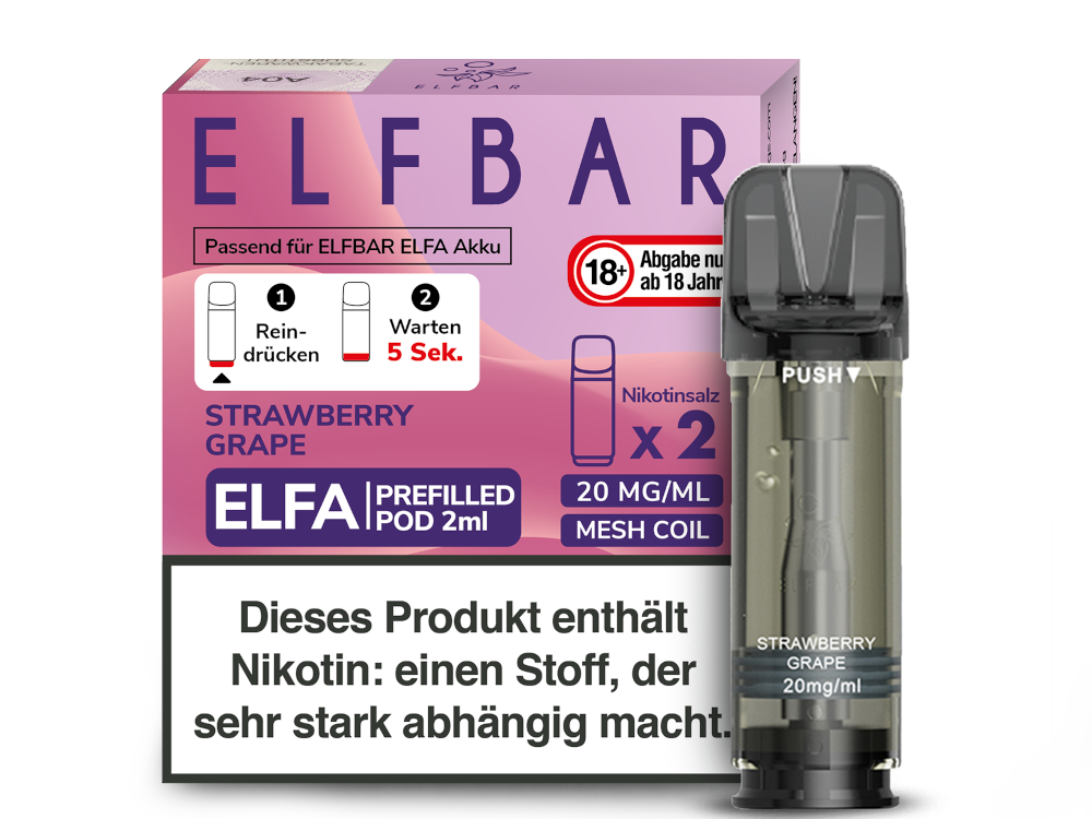 Elfbar Elfa Pod 20mg/ml (2 Stück) - Blue Razz Lemonade