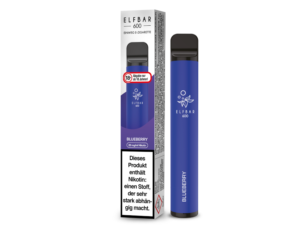 Elfbar 600 Einweg E-Zigarette - Blueberry