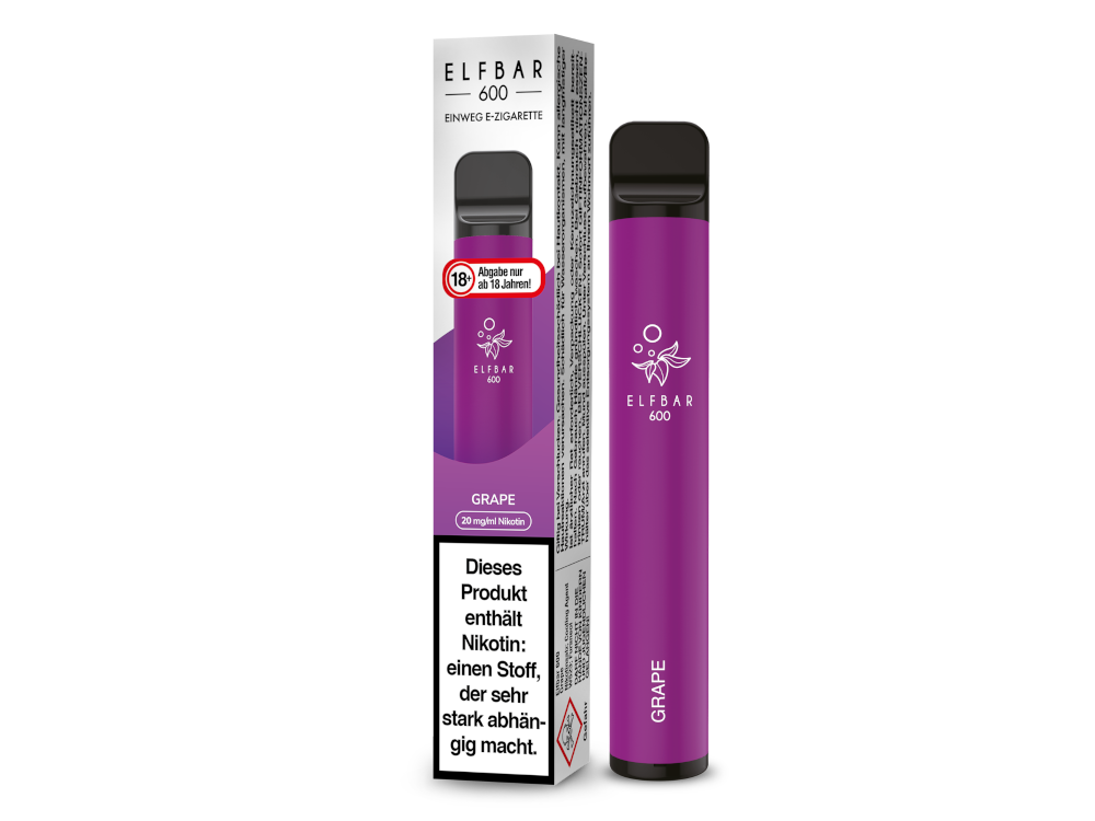 Elfbar 600 Einweg E-Zigarette - Blueberry
