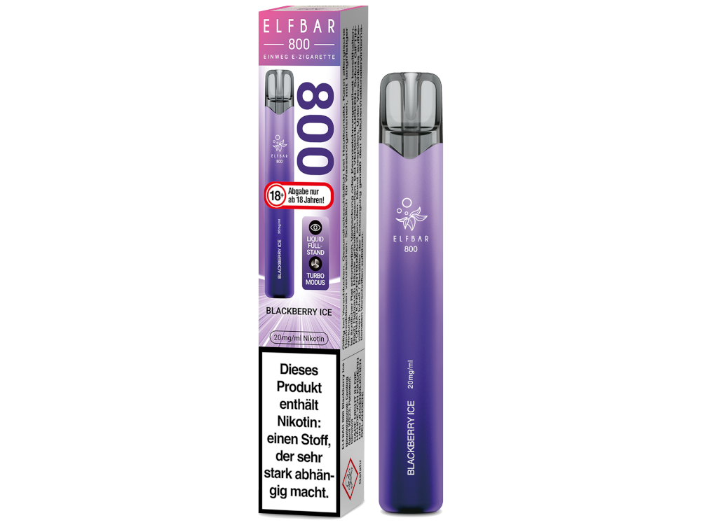 Elfbar 800 Einweg E-Zigarette - Blueberry