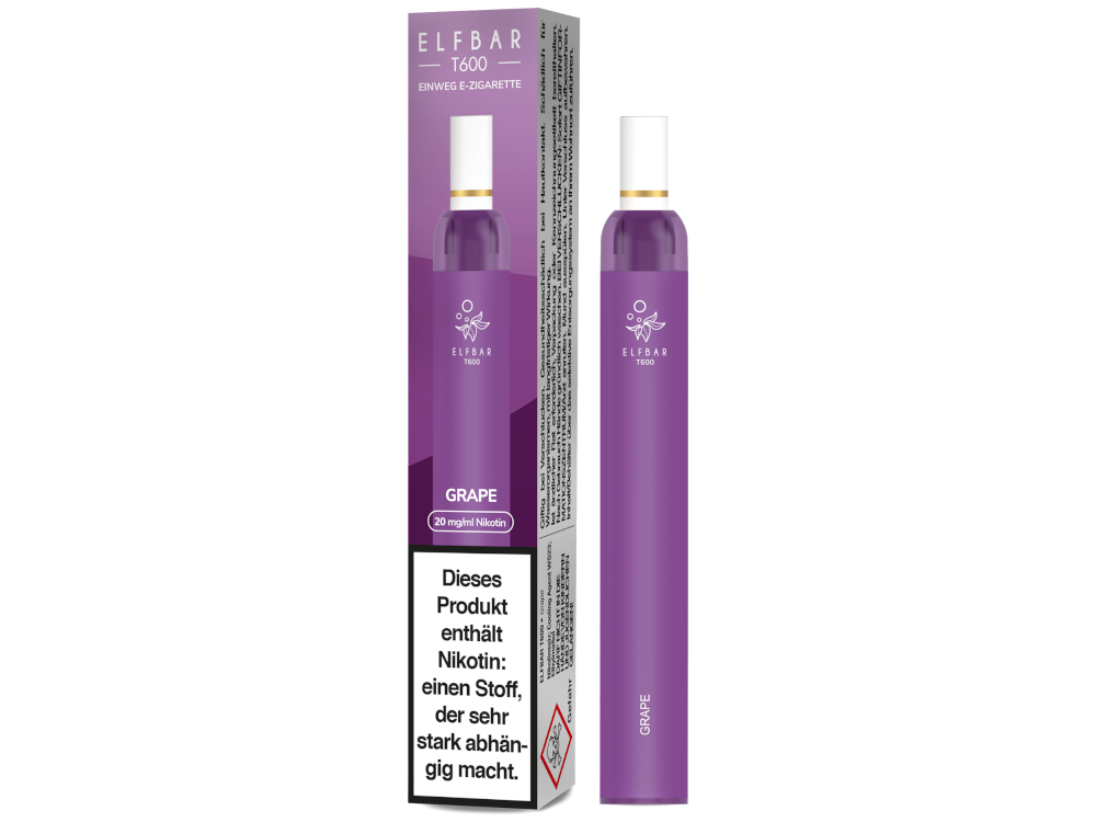 Elfbar T600 Einweg E-Zigarette - Blueberry