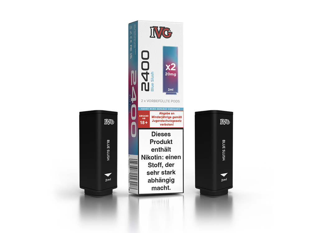 IVG - 2400 Pod 20mg/ml (2 Stück pro Packung) - Blue Razz Cherry