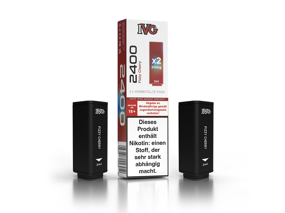 IVG - 2400 Pod 20mg/ml (2 Stück pro Packung) - Blue Razz Cherry
