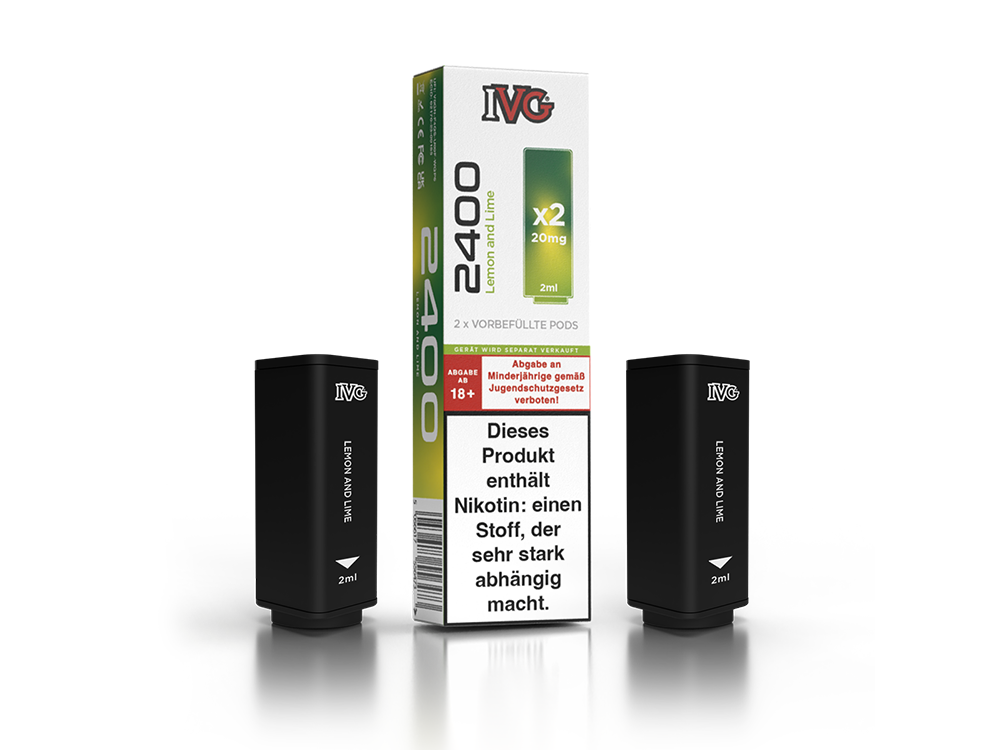 IVG - 2400 Pod 20mg/ml (2 Stück pro Packung) - Blue Razz Cherry