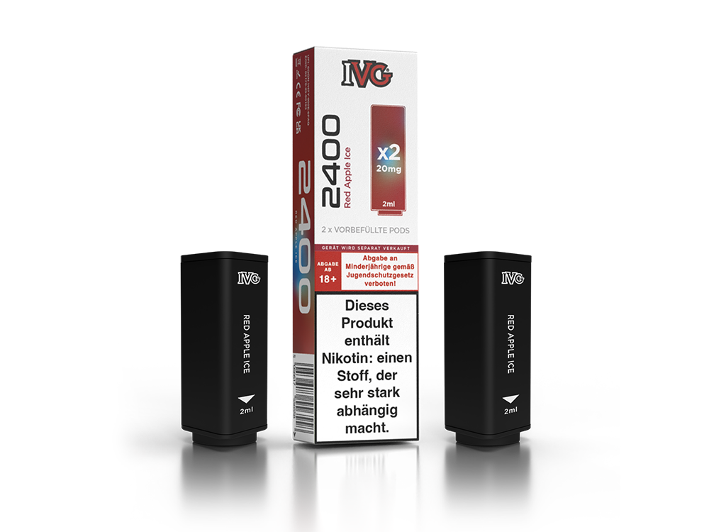 IVG - 2400 Pod 20mg/ml (2 Stück pro Packung) - Blue Razz Cherry