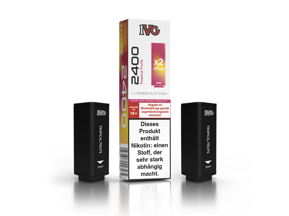 IVG - 2400 Pod 20mg/ml (2 Stück pro Packung) - Blue Razz Cherry