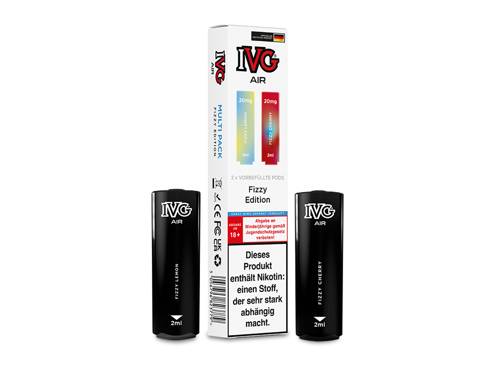 IVG AIR Pod Multi Flavour Edition (2 Stück pro Packung) - Blue Raspberry Edition