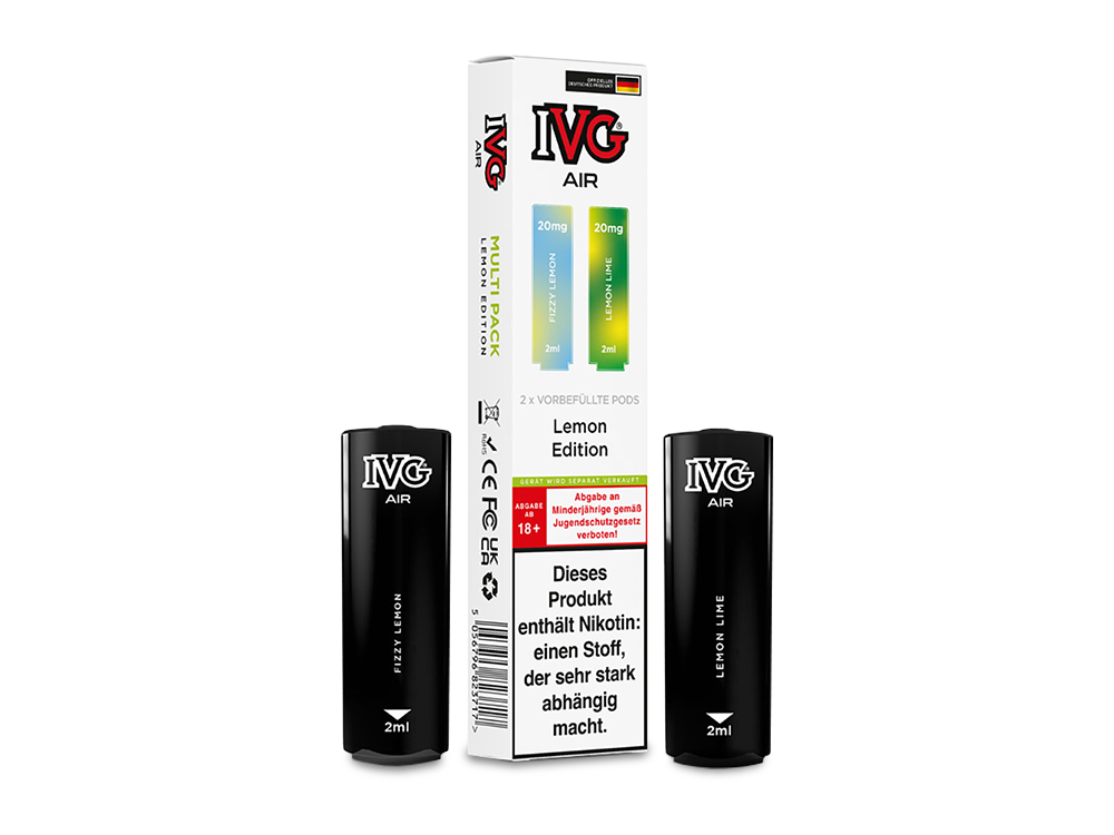 IVG AIR Pod Multi Flavour Edition (2 Stück pro Packung) - Blue Raspberry Edition