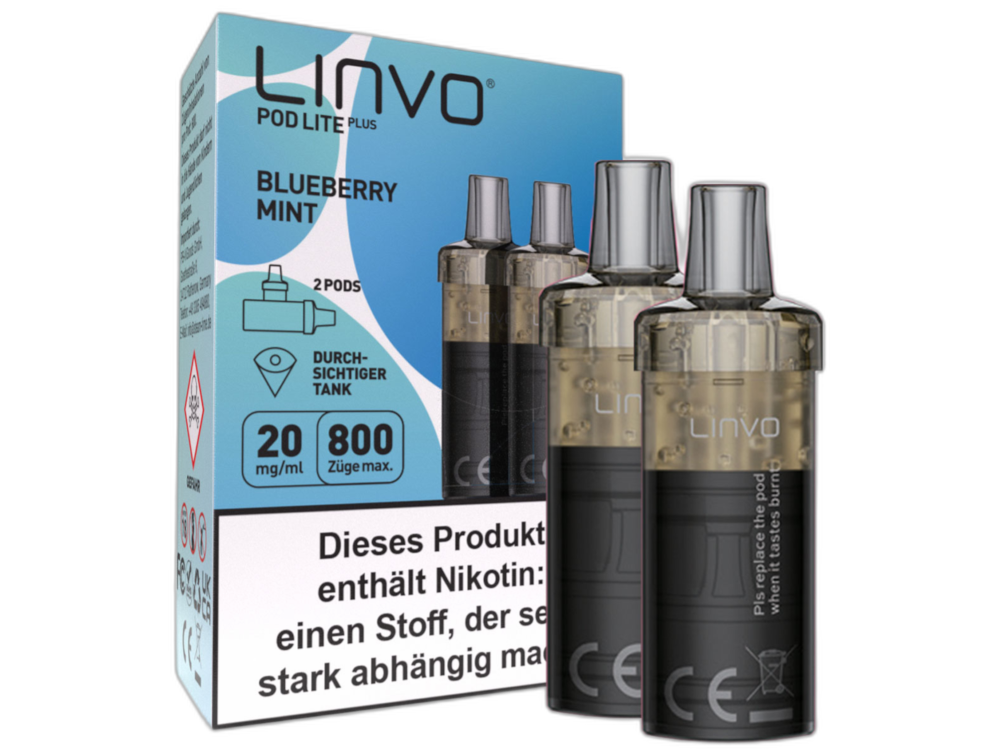 Linvo - Pod Lite Plus Cartridge 20 mg/ml (2 Stück pro Packung) - Apple Peach