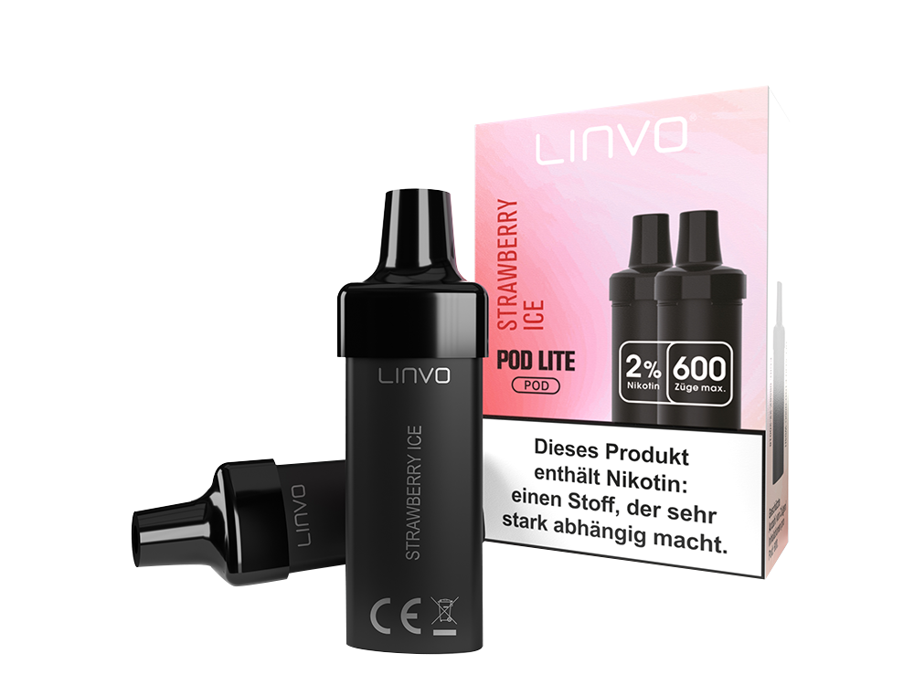 Linvo - Pod Lite Cartridge (2 Stück pro Packung) - Banana Ice Cream