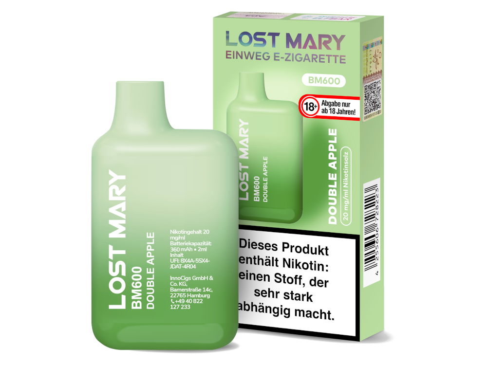 Lost Mary - BM600 Einweg E-Zigarette - 20mg/ml - Blueberry