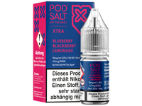 Pod Salt X - Nikotinsalz Liquid  - Blueberry Blackberry Lemonade