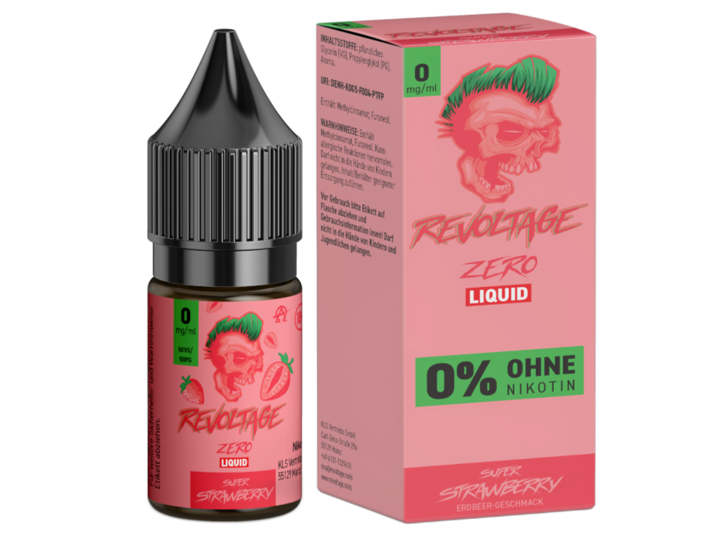 Revoltage - Hybrid Nikotinsalz Liquid - Super Strawberry