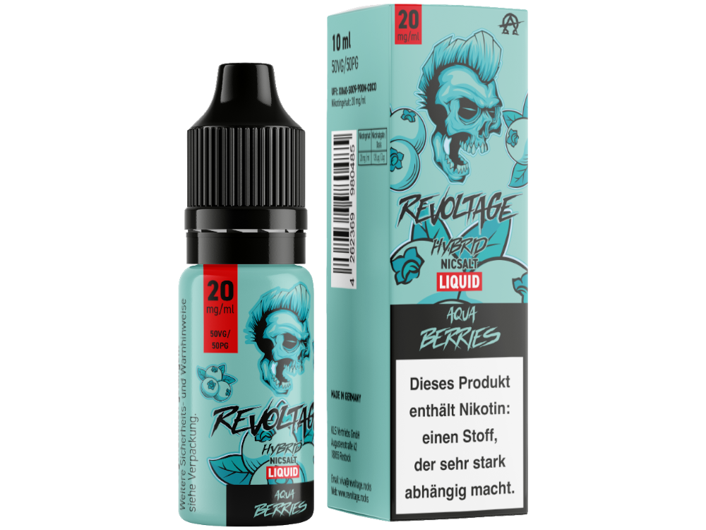 Revoltage - Hybrid Nikotinsalz Liquid - Aqua Berries