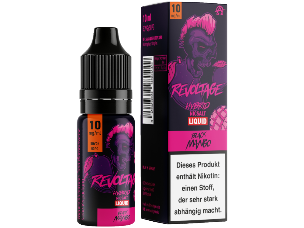 Revoltage - Hybrid Nikotinsalz Liquid - Black Mango
