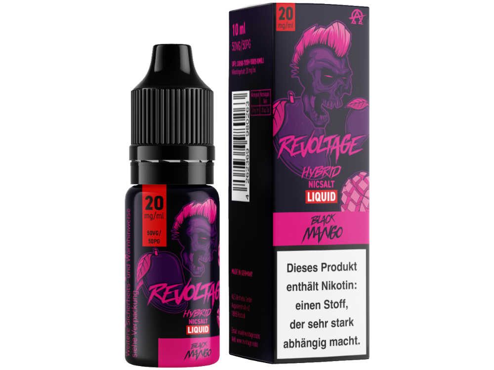 Revoltage - Hybrid Nikotinsalz Liquid - Black Mango