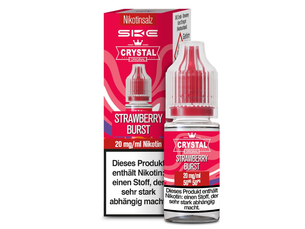 SKE - Crystal - Nikotinsalz Liquid - Strawberry Burst
