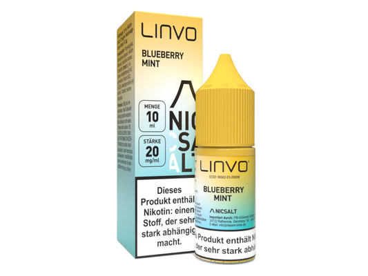 Linvo - Blueberry Mint - Nikotinsalz Liquid 20 mg/ml