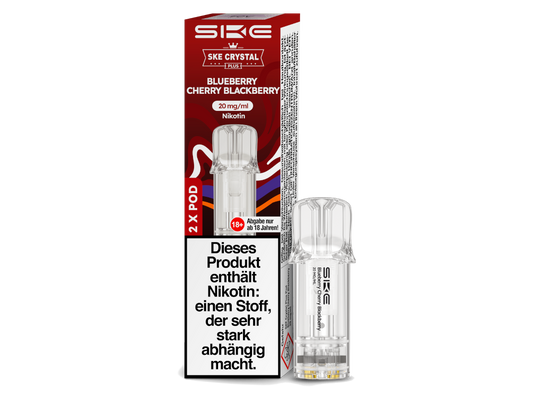 SKE - Crystal Plus Pod (2 Stück pro Packung) - Blueberry Cherry Blackberry