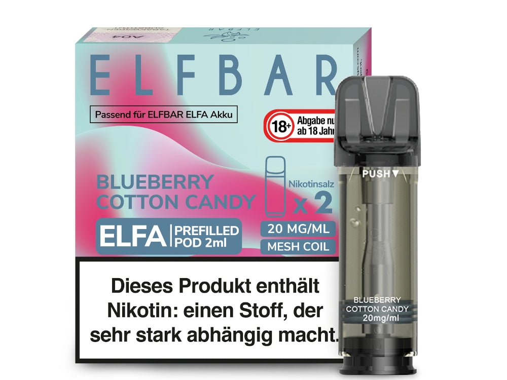 Elfbar Elfa Pod 20mg/ml (2 Stück) - Blue Razz Lemonade