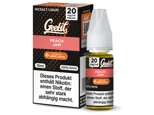 GeekVape - Geekit - Nikotinsalz Liquid - Peach Jam