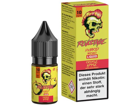 Revoltage - Hybrid Nikotinsalz Liquid - Tripple Apple