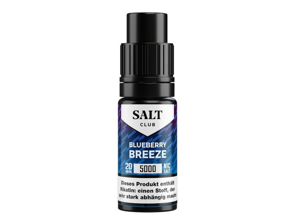 Salt Club - 5000 - Nikotinsalz Liquid 20 mg/ml - Blueberry Breeze