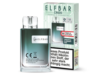 Elfbar - CR600 Einweg E-Zigarette - Alps Ice