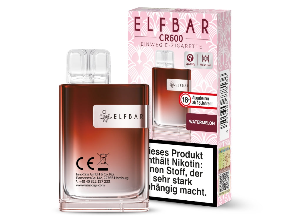 Elfbar - CR600 Einweg E-Zigarette - Alps Ice