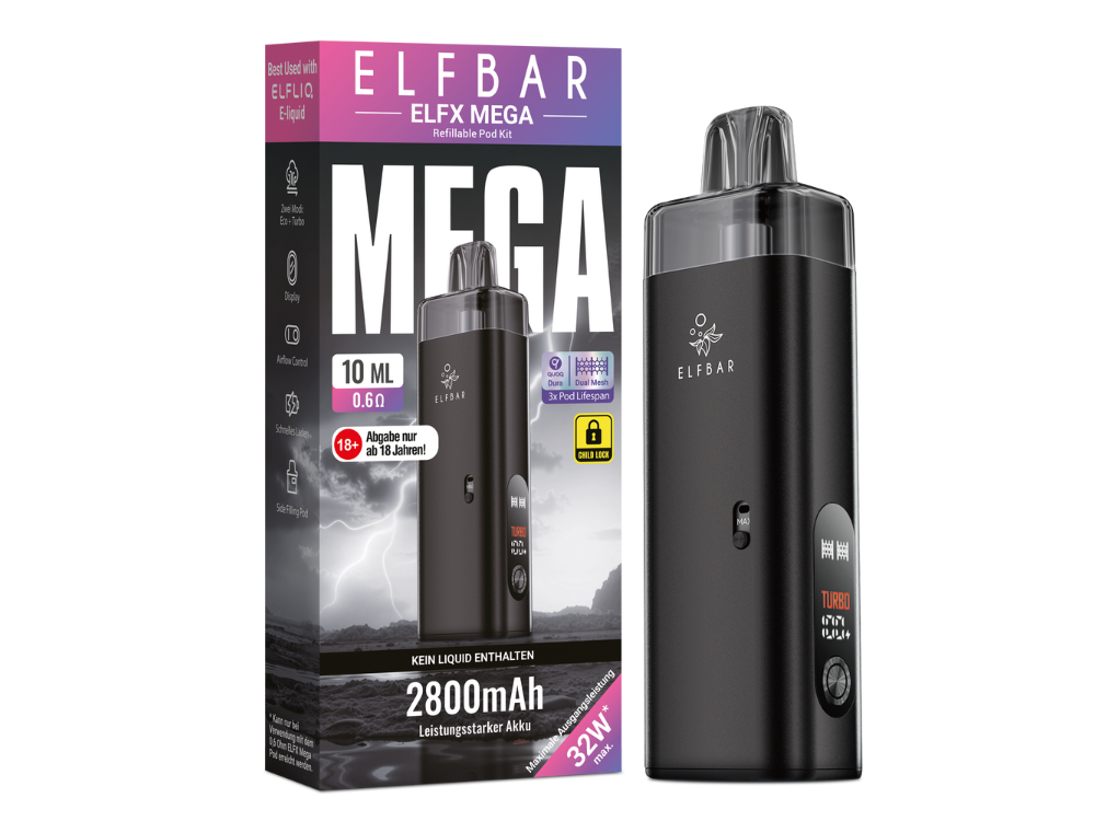 Elfbar - Elfx Mega E-Zigaretten Set