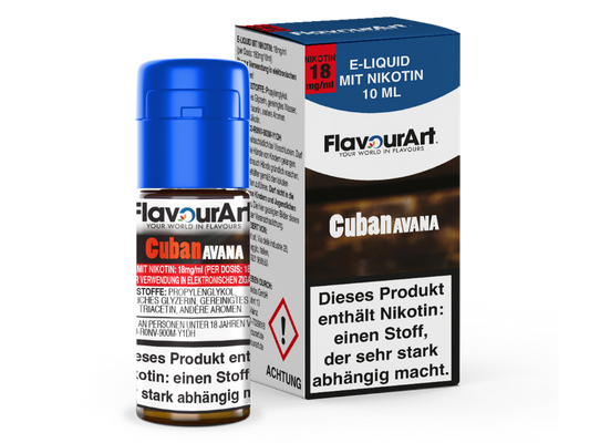 FlavourArt - E-Zigaretten Liquid - Cuban Avana