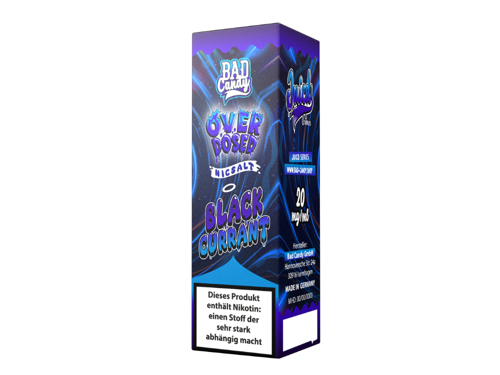 Bad Candy Liquids - Juicd - Nikotinsalz Liquid  - Blackcurrant