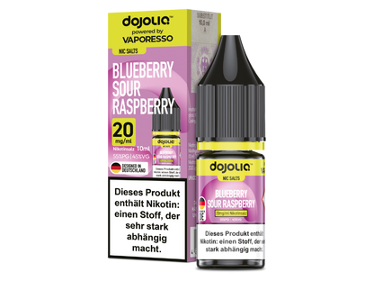 Dojoliq - Nikotinsalz Liquid  - Blueberry Sour Raspberry