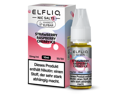 ELFLIQ - Strawberry Raspberry Cherry Ice - Nikotinsalz Liquid