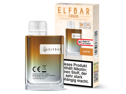 Elfbar - CR600 Einweg E-Zigarette - Alps Ice