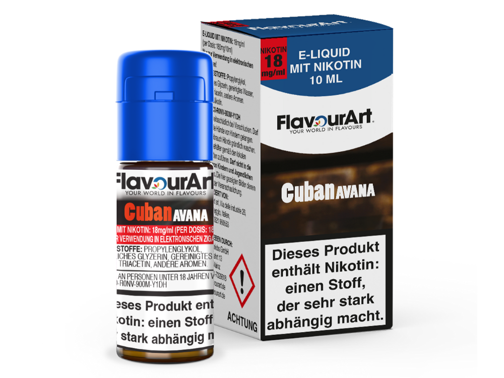 FlavourArt - E-Zigaretten Liquid - Cuban Avana