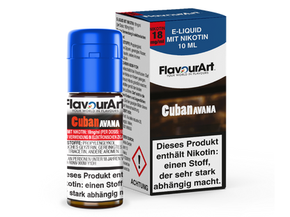FlavourArt - E-Zigaretten Liquid - Cuban Avana