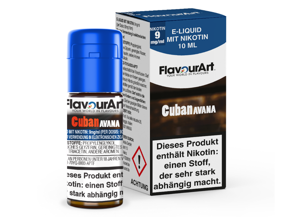 FlavourArt - E-Zigaretten Liquid - Cuban Avana
