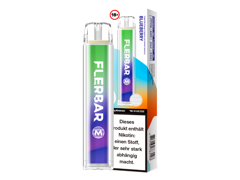 Flerbar - M Einweg E-Zigarette  - Alberry