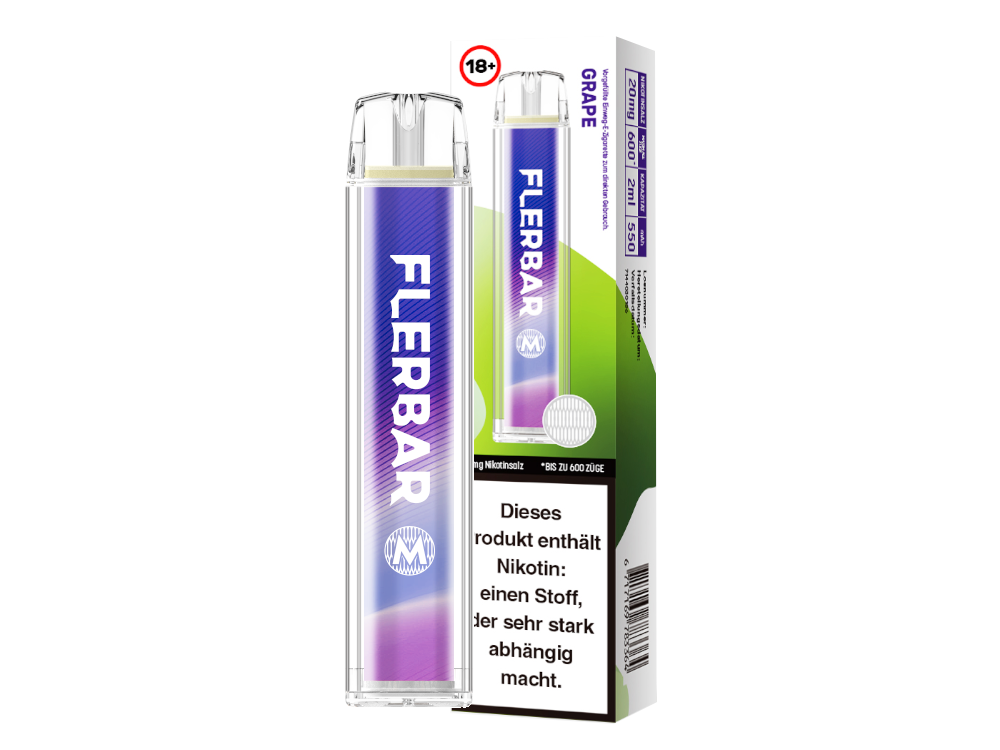 Flerbar - M Einweg E-Zigarette  - Alberry